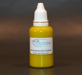 Soft Plastic Colour Concentrate Pigment 30ml.   GREEN MUSTARD  (opaque).