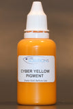 Soft Plastic Colour Concentrate Pigment 30ml.  CYBER YELLOW  (translucent).